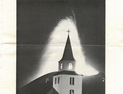 Samfélagið – Blað Vestmannaeyinga í dreifingunni. Blað presta Landakirkju 1973