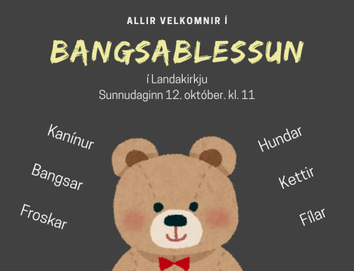Bangsablessun í sunnudagaskólanum